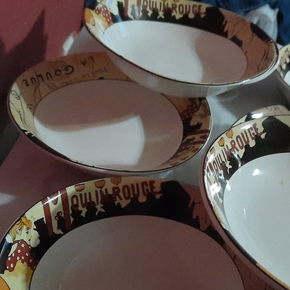 VTG:#8 SangoMoulin Rouge Salad bowl - Picture 6 of 16
